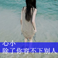 唯美女生背影带字头像