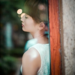 微信女头侧脸意境唯美图片