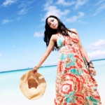 唯美女生穿裙子头像图片