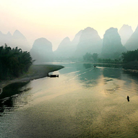 风景头像图片山水