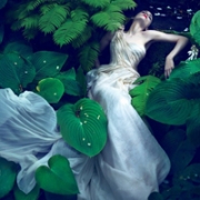 唯美婚纱幸福女生头像图片