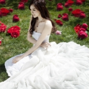 唯美小清新婚纱女头图片