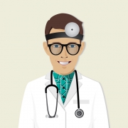 男性医生卡通头像图片