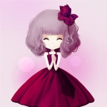 可爱超清花花姑娘头像图片