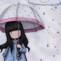 雨中头像女生