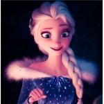 迪士尼公主冰雪奇缘艾沙头像图片