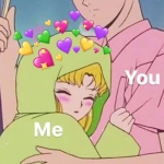 动漫卡通拥抱甜蜜情头图片