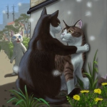 猫咪壁咚猫咪头像图片