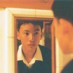 镜子中男生头像图片