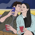 自拍甜蜜漫画恋爱情头图片