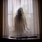 伤感朦胧女生背影头像图片