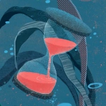 表示时间流逝的沙漏头像图片