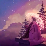 唯美浪漫星空头像图片