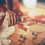 喝酒古风意境头像图片