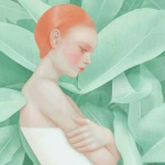 超酷文艺漫画女头图片