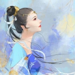 古风清雅女生动漫头像图片