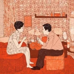 中年复古情侣夫妻头像图片