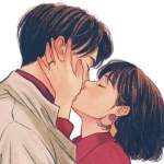 一男一女热吻动漫情头图片