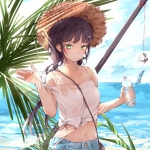 炎夏清凉动漫女头图片