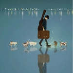 男人安静平和心态头像图片