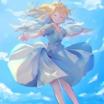 清新干净风格女生漫画头像图片