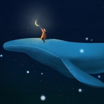 骑鲸摘月治愈疗伤头像图片