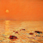 阳光画画风景头像图片