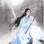 漫画深沉古风男子头像图片