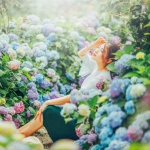 唯美秘密花园女头图片