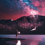 成熟男人唯美星空风景头像图片