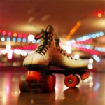 唯美怀旧旱冰场溜冰鞋头像图片