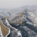 雄伟气势磅礴的长城头像图片