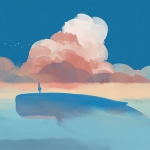 唯美云端安静治愈系头像图片