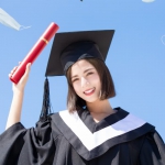 清新女学生毕业头像图片