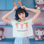 清新可爱胡萝卜女头图片