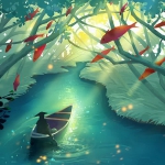 动漫安静古风意境头像图片