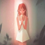 动漫意境伤感孤独女头图片