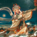 漫画古风伤感女头图片