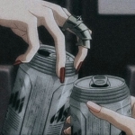 动漫超酷失恋喝酒伤感漫画头像图片