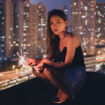 时尚伤感长发女人头像图片