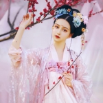 真人桃花古风唯美女头图片