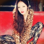 狂野性感的豹纹女头图片