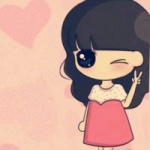 萌小希女生卡通QQ头像图片