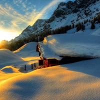 微信头像风景雪