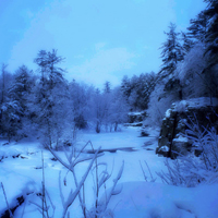 微信头像唯美雪景