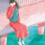 干净清新简单漫画情头图片