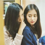 真人闺蜜头像二人亲密无间图片