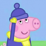 卡通情头一左一右小猪佩奇可爱图片