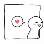 简约可爱的微信卡通情头图片