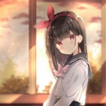 女生清新动漫头像唯美图片